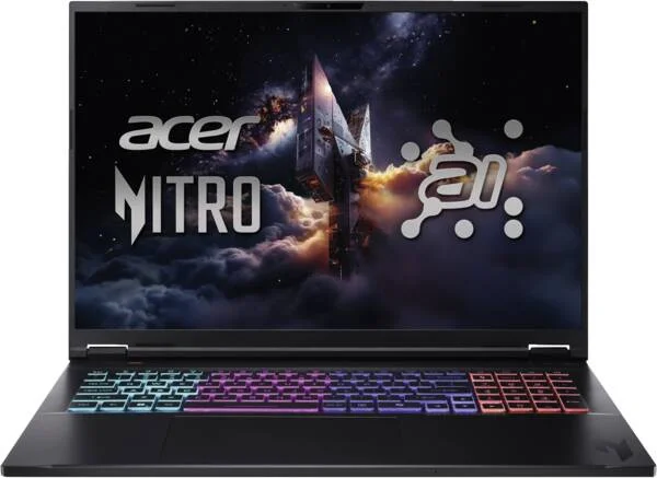 Acer Nitro 18 AI AN18-61 18 2560 x 1600 Ryzen AI 7 - 350 16GB 1.024TB NVIDIA GeForce RTX 5060 / AMD Radeon 860M Windows 11 Home