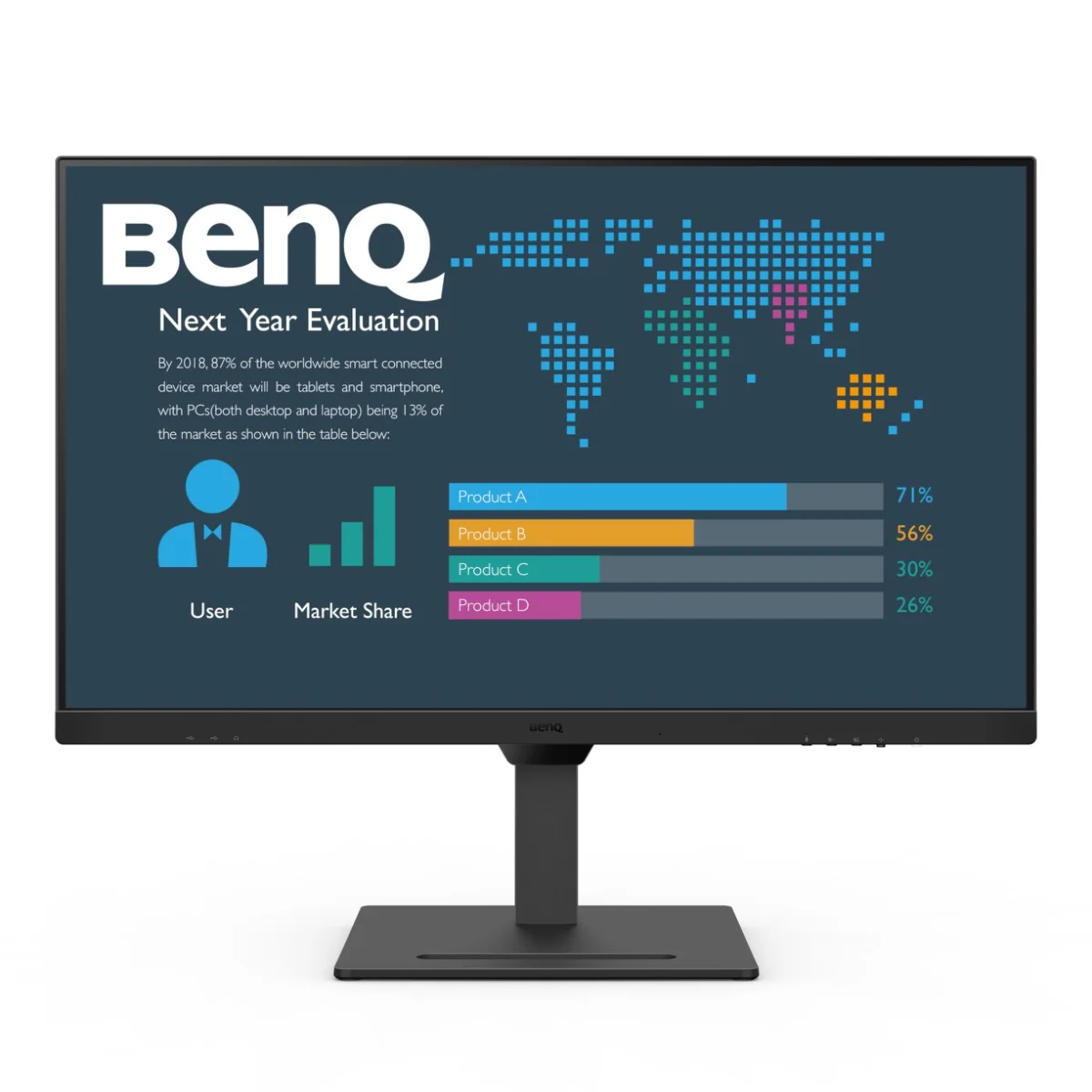 BenQ BL3290QT 31.5 IPS 2560 x 1440 (2K) HDMI DisplayPort USB-C 75Hz Dockingskærm