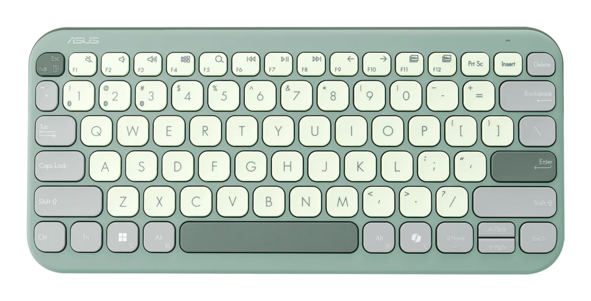 ASUS Marshmallow KW100 Tastatur Saksnøglekontakt Trådløs Tysk