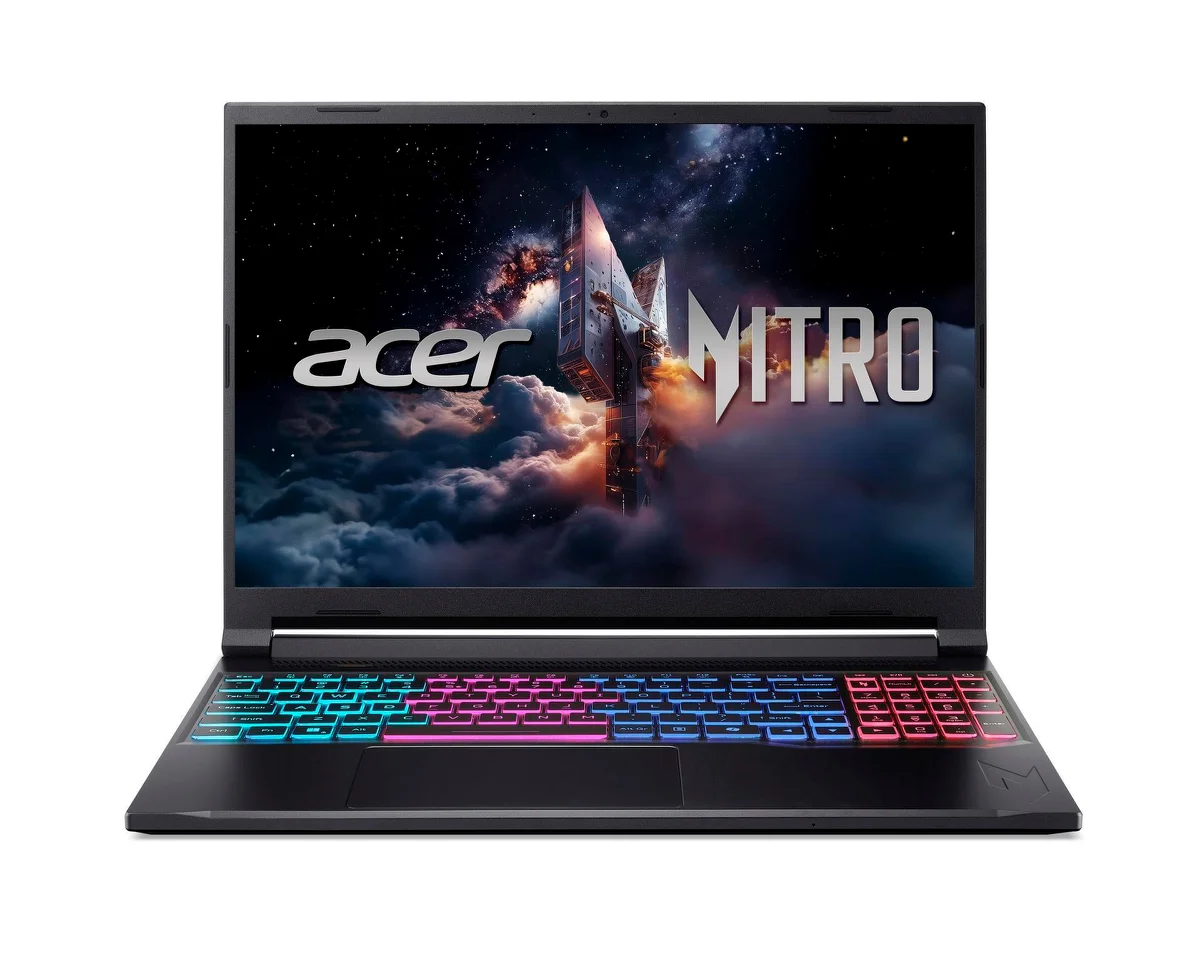 Acer Nitro V 16S AI ANV16S-41 16 2560 x 1600 Ryzen 7 - 260 16GB 1.024TB NVIDIA GeForce RTX 5060 Windows 11 Home