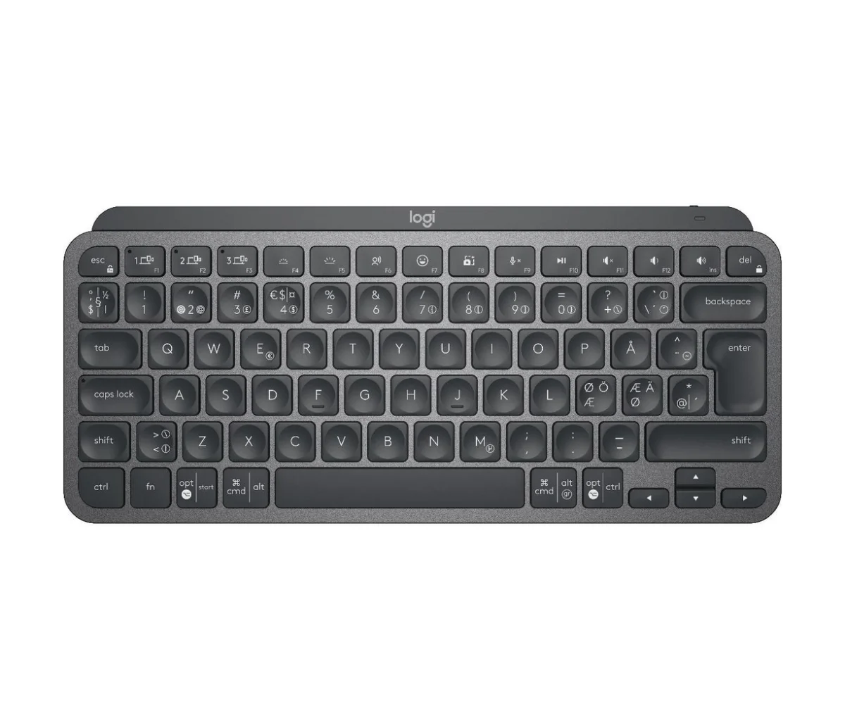 Logitech MX Keys Mini Tastatur Ja Trådløs Nordisk (dansk/finsk/norsk/svensk)