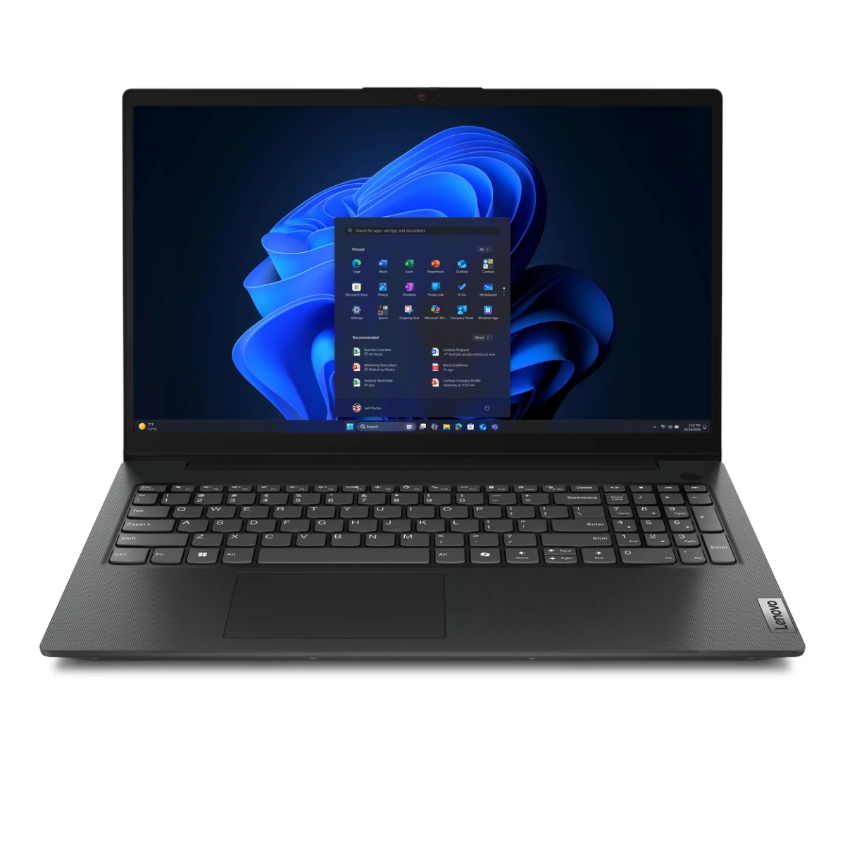 Lenovo V15 G7 IWC Intel Core 5 320 Laptop 39,6 cm (15.6) Fuld HD 16 GB DDR5-SDRAM 512 GB SSD Wi-Fi 6 (802.11ax) Windows 11 Pro Sort Tysk