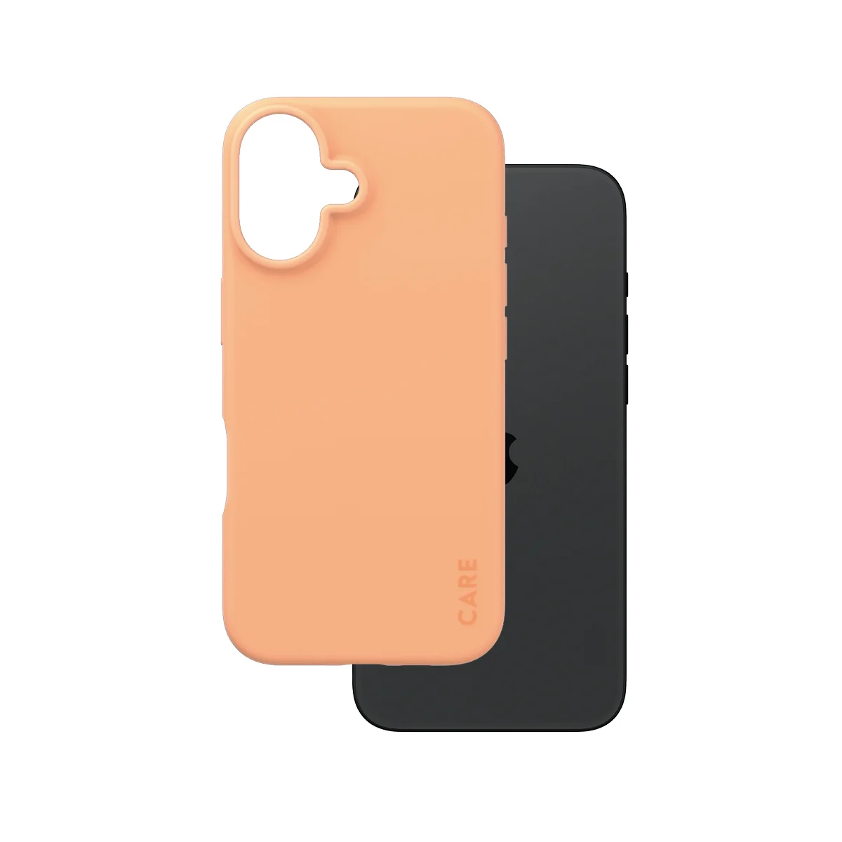 PanzerGlass CARE Fashionable Case til iPhone 16 Fersken