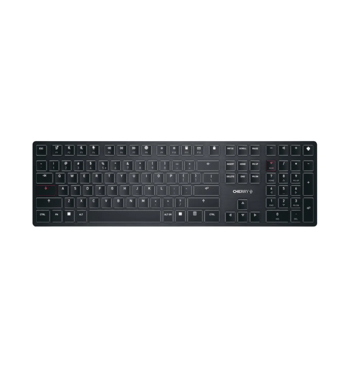 CHERRY KW X ULP Tastatur Mekanisk Hvid Trådløs Kabling USA med Euro-symbol