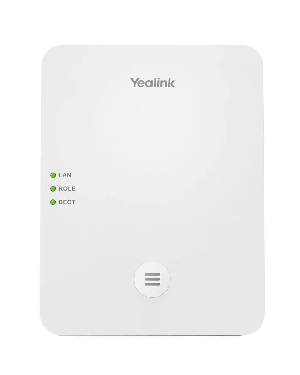 Yealink W80DM Basestation til trådløs telefon / basestation til VoIP-telefon Perlehvid
