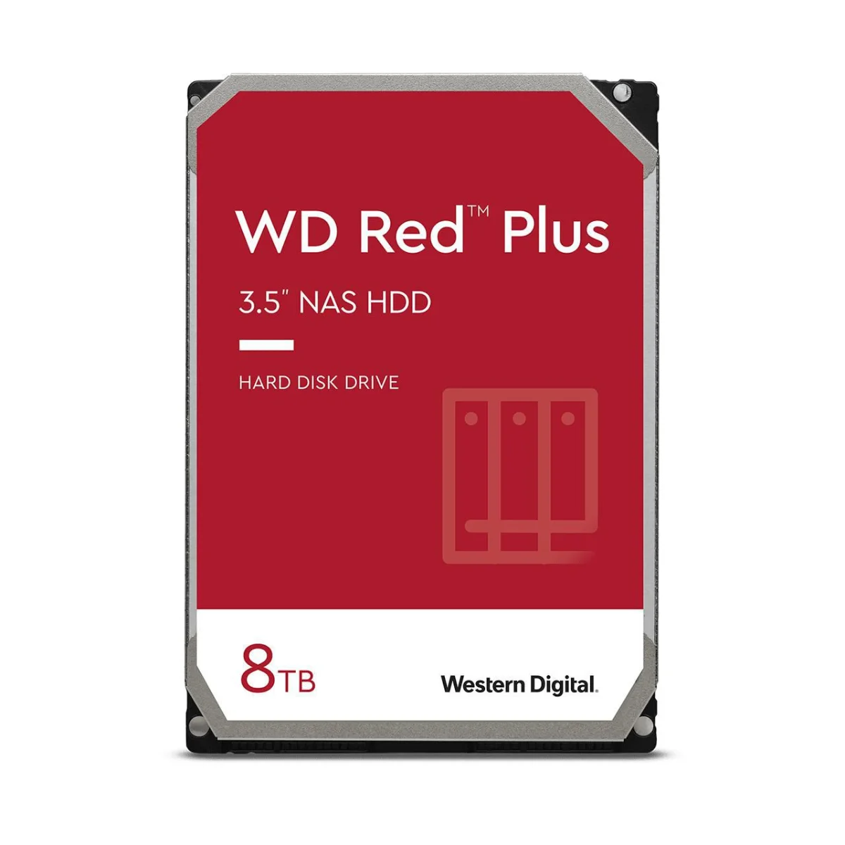WD Red Plus Harddisk WD80EFPX 8TB 3.5 Serial ATA-600 5640rpm