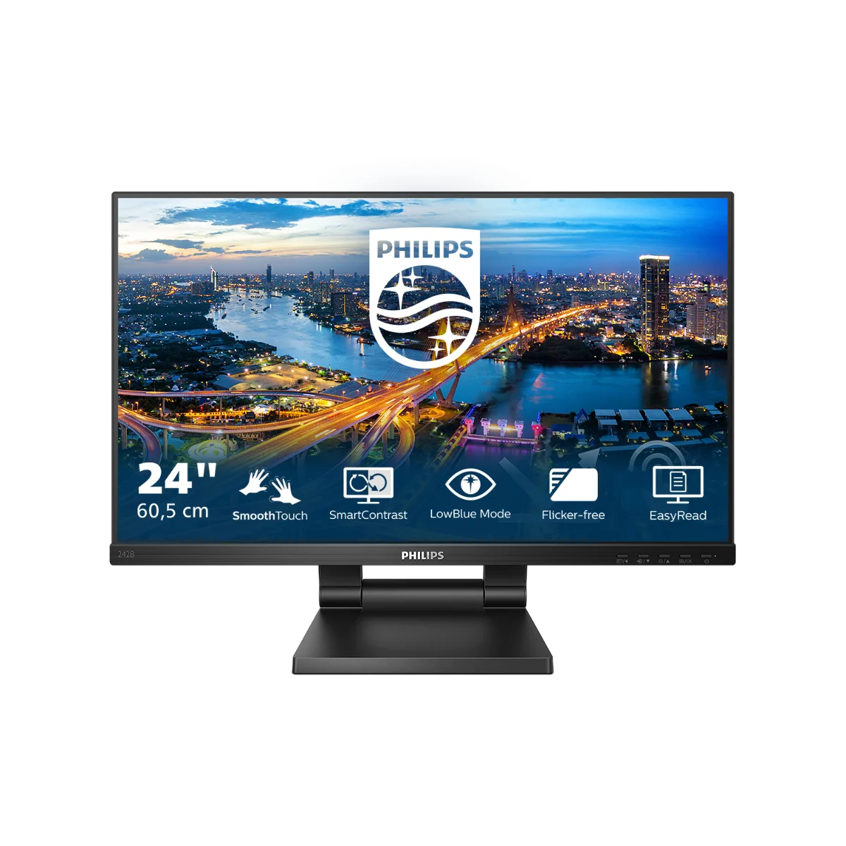 Philips 242B1TC 24 IPS 1920 x 1080 (Full HD) VGA (HD-15) HDMI DisplayPort 75Hz