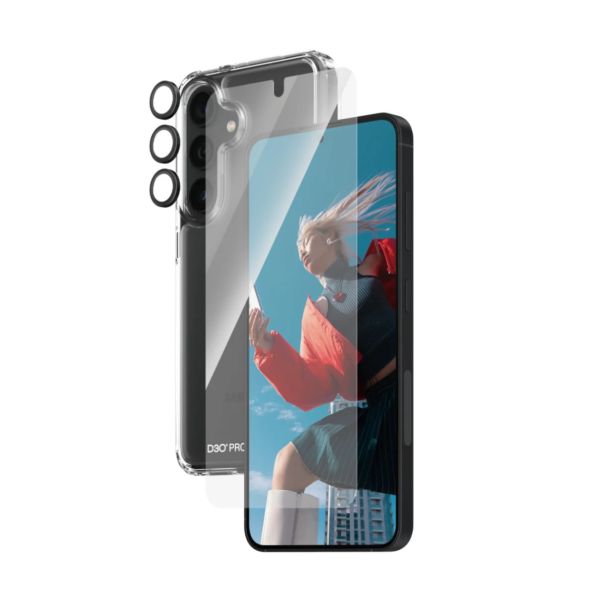 PanzerGlass Beskyttelsescover 100 % genbrugt plastik D3O Bio Samsung Galaxy S24
