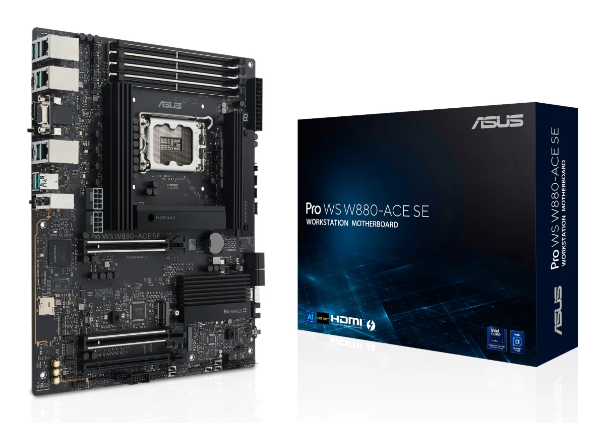 ASUS Pro WS W880-ACE SE ATX LGA1851 sokkel Intel W880