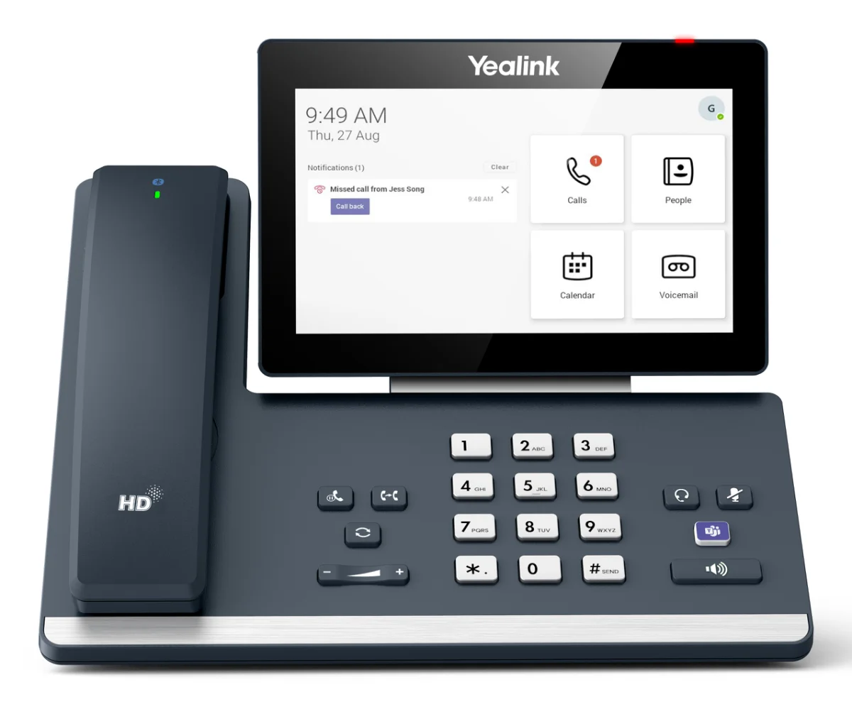 Yealink MP58-WH E2 VoIP-telefon Klassisk grå
