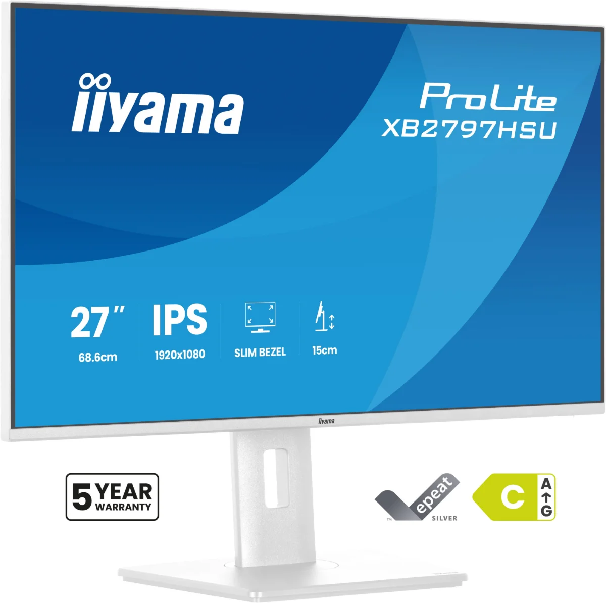 iiyama ProLite XB2797HSU-W1 27 IPS 1920 x 1080 (Full HD) HDMI DisplayPort 120Hz