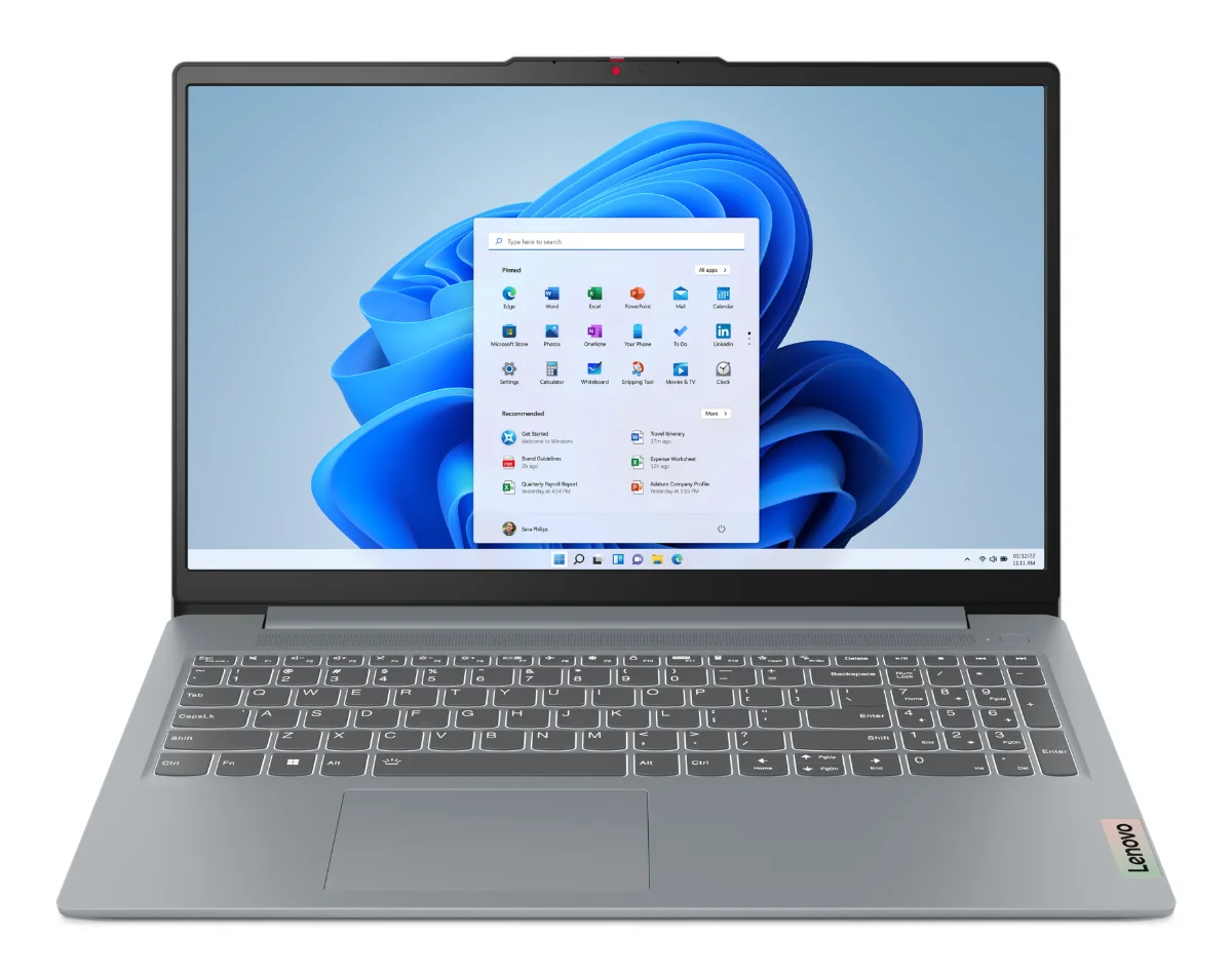 Lenovo IdeaPad Slim 3 15AMN8 82XQ 15.6 1920 x 1080 (Full HD) Ryzen 3 - 30 8GB 512GB AMD Radeon 610M Windows 11 Pro