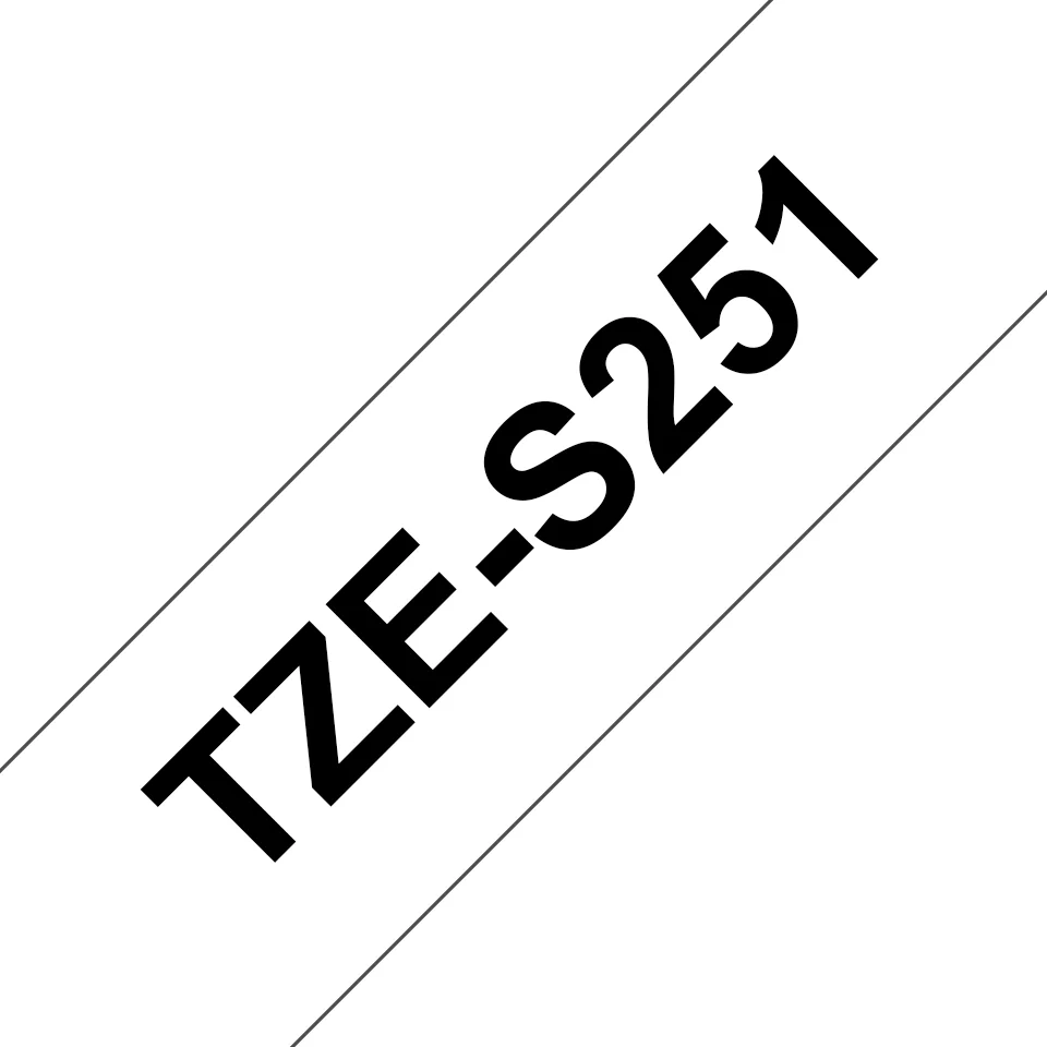 Brother TZe S251 Lamineret bånd (2,4 cm x 8 m) 1kassette(r)