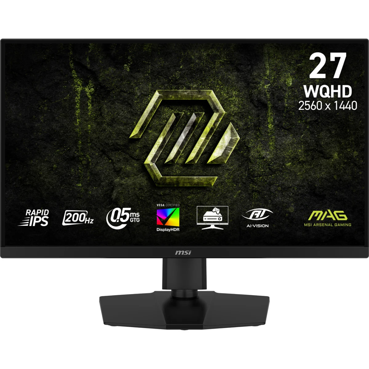 MSI MAG 274QPF E20 27 Rapid IPS 2560 x 1440 (2K) HDMI DisplayPort 200 Hz
