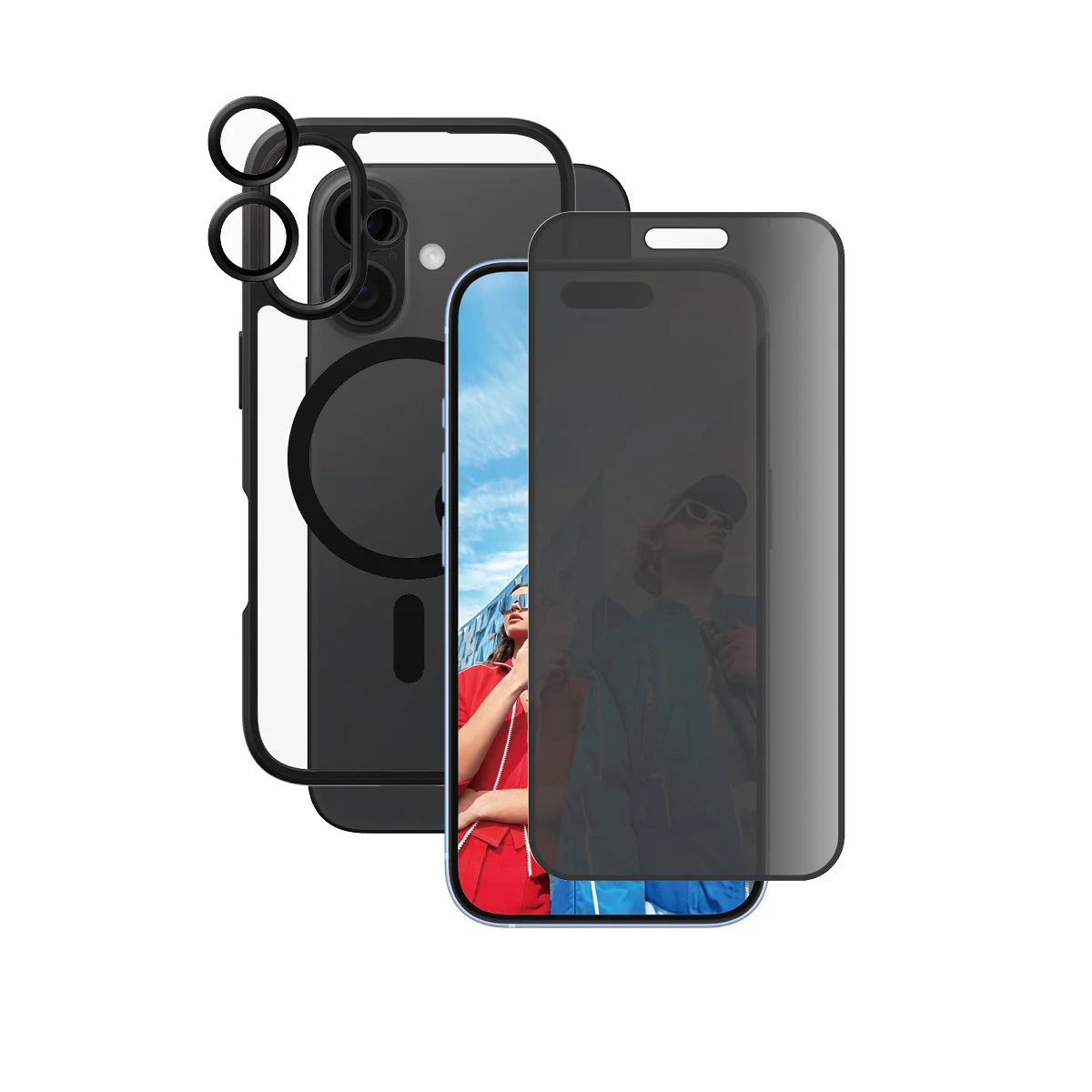 CARE by PanzerGlass Beskyttende kasse Polykarbonat Polyetylen tereftalat (PET) Oleofobisk belægning Aluminiumlegering Termoplastisk polyuretan (TPU) Apple iPhone 16