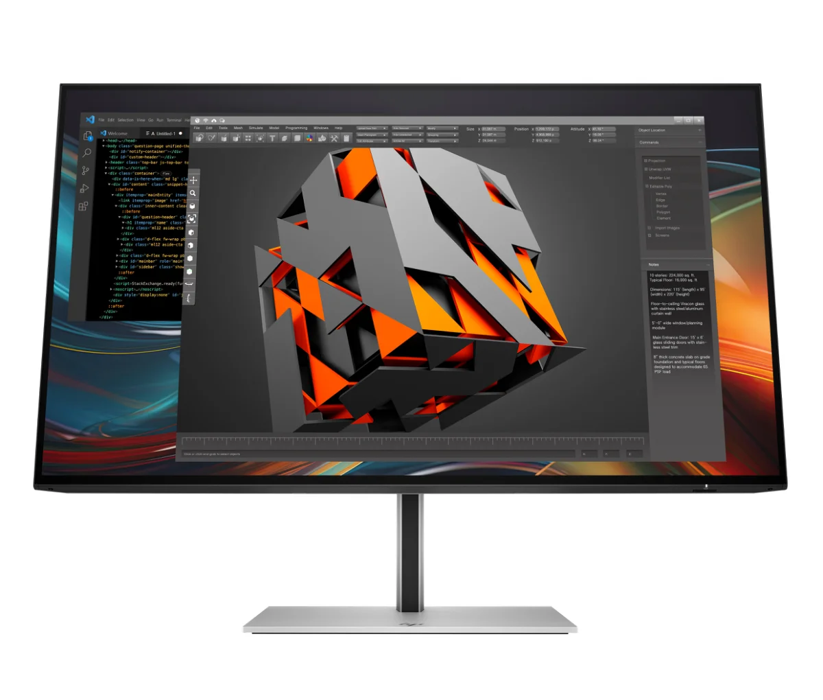 HP 724pf 23.8 IPS 1920 x 1080 (Full HD) HDMI DisplayPort 100Hz