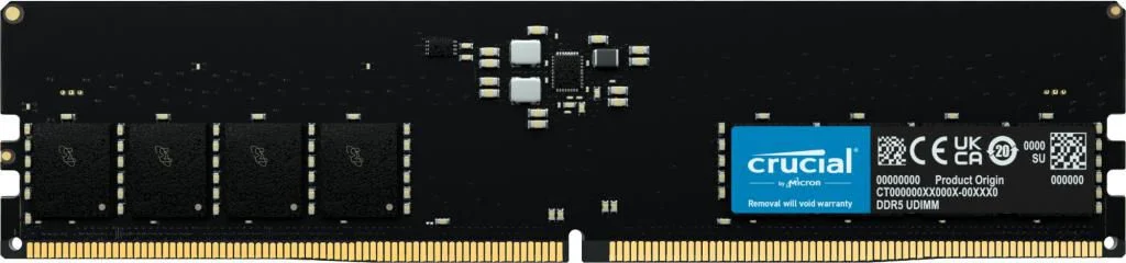 Crucial DDR5 SDRAM 32GB 5600MHz CL46 Ikke-ECC DIMM 288-PIN