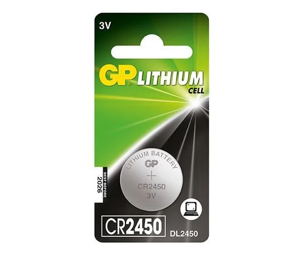 GP Knapcellebatterier CR2450