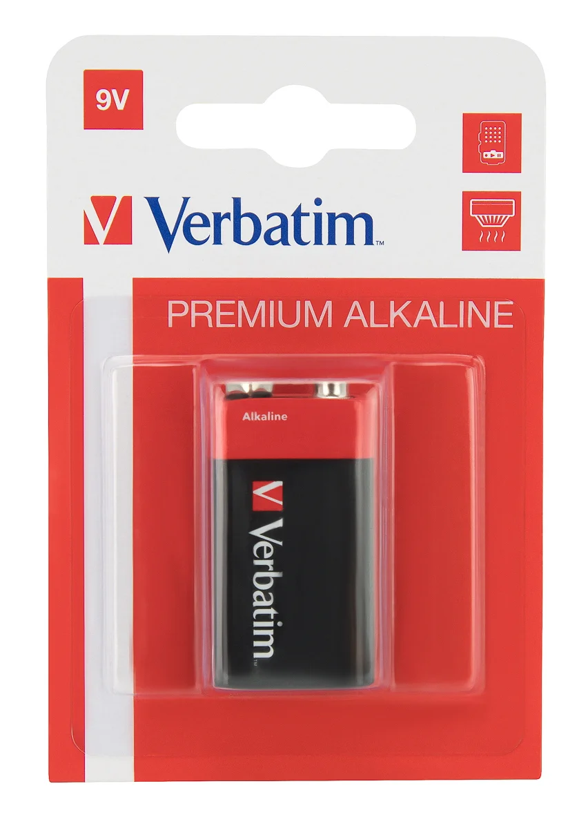 Verbatim 9V Standardbatterier