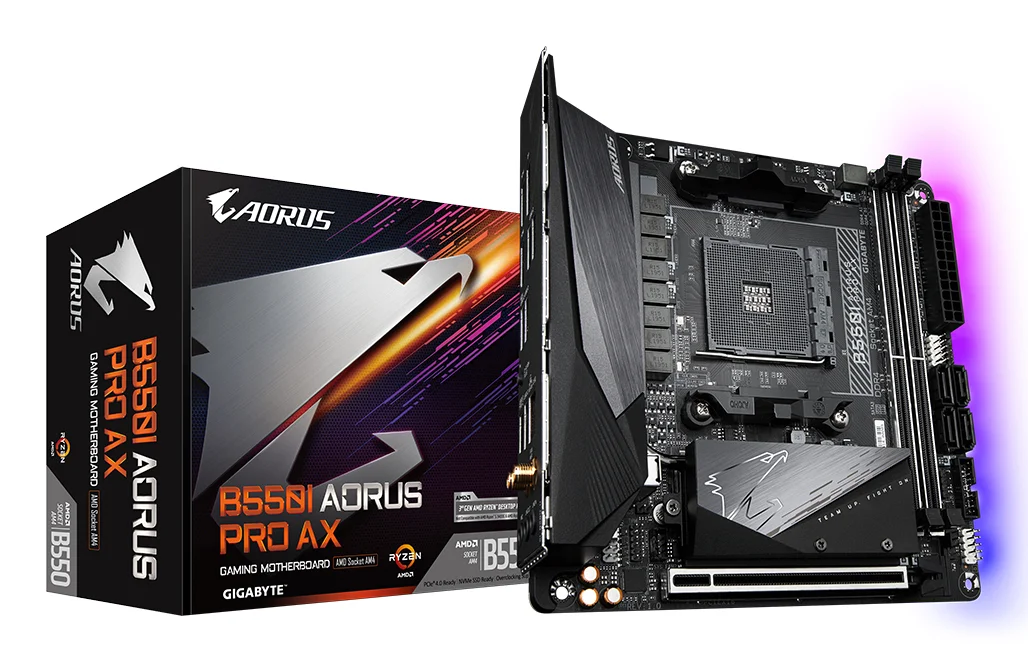 Gigabyte B550I AORUS PRO AX Mini ITX AM4 AMD B550
