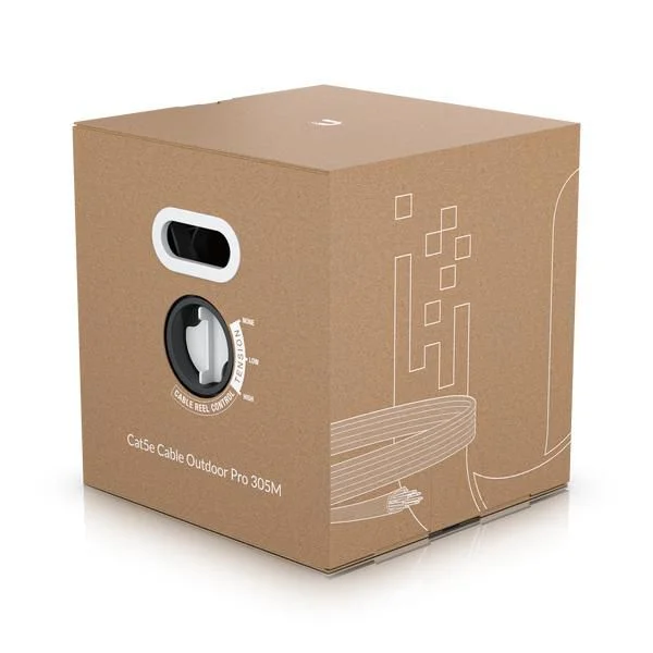 Ubiquiti UniFi CAT 5/5e Afskærmet parsnoet (STP) 305m Bulkkabel Hvid