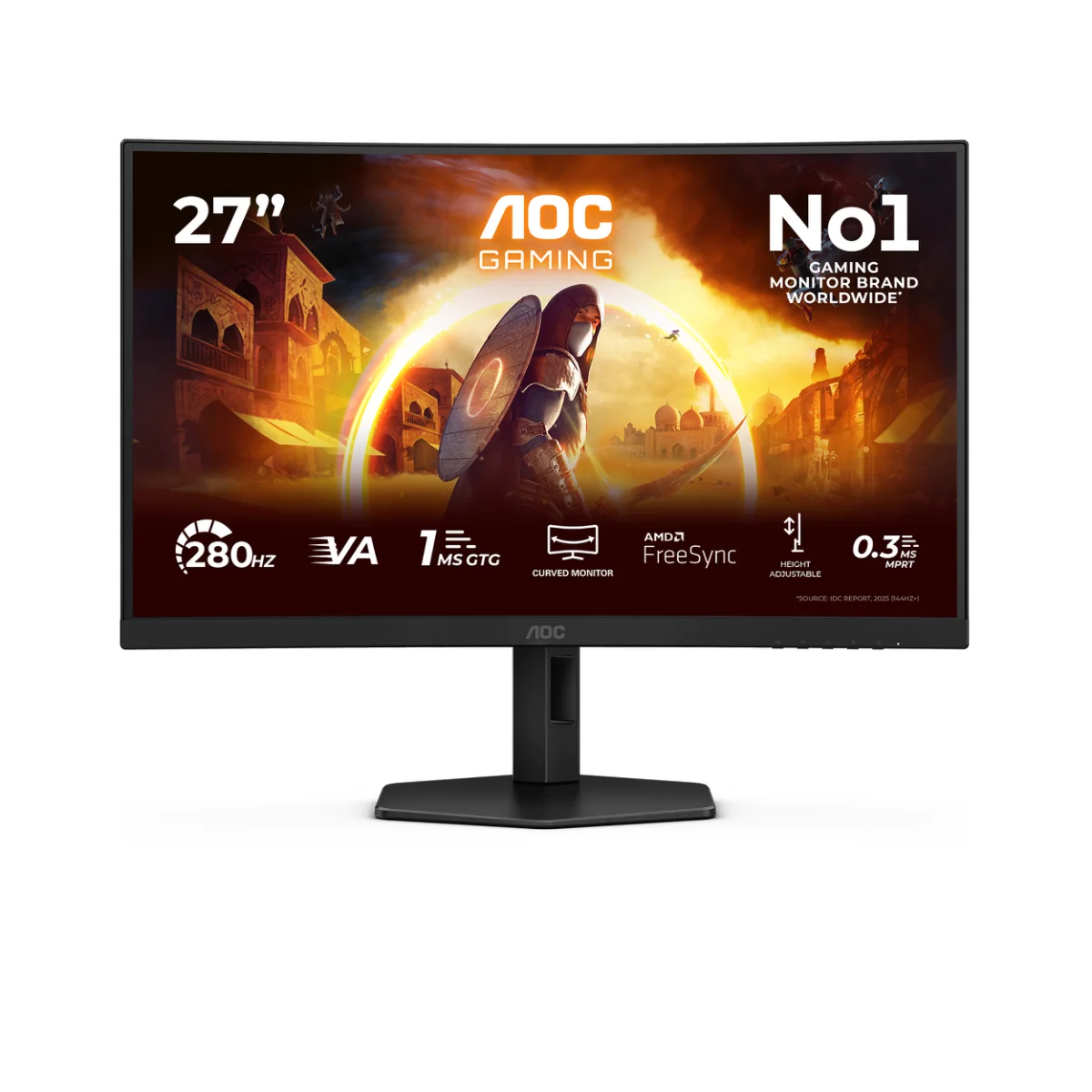 AOC Gaming C27G4ZXU 27 1920 x 1080 (FHD) HDMI DisplayPort 280Hz