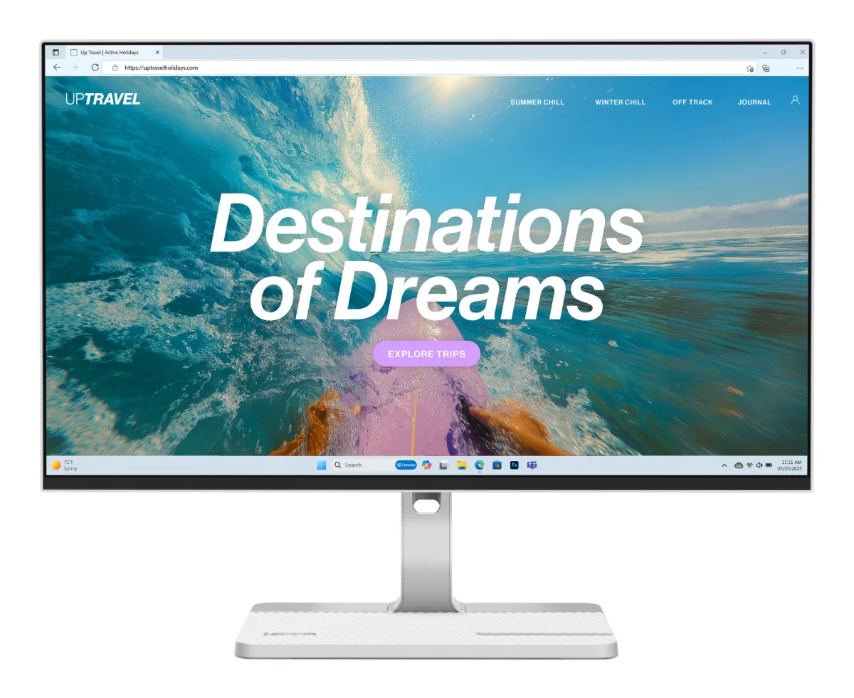 Lenovo L24d-4e 22 IPS 1920 x 1080 (Full HD) HDMI USB-C 144Hz Dockingskærm