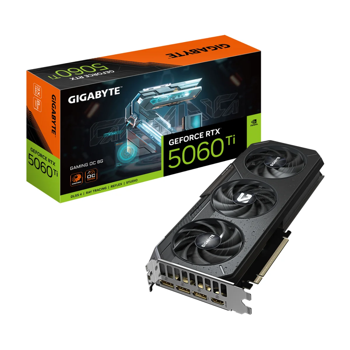 Gigabyte NVIDIA GeForce RTX 5060 Ti 8GB GDDR7 SDRAM