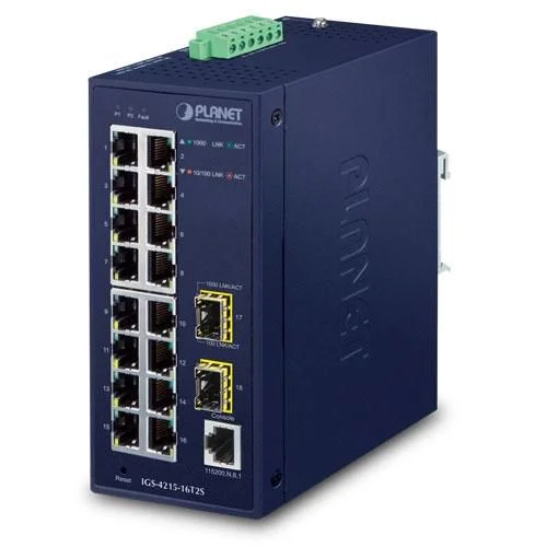PLANET IGS-4215-16T2S Switch 18-porte Gigabit Ethernet