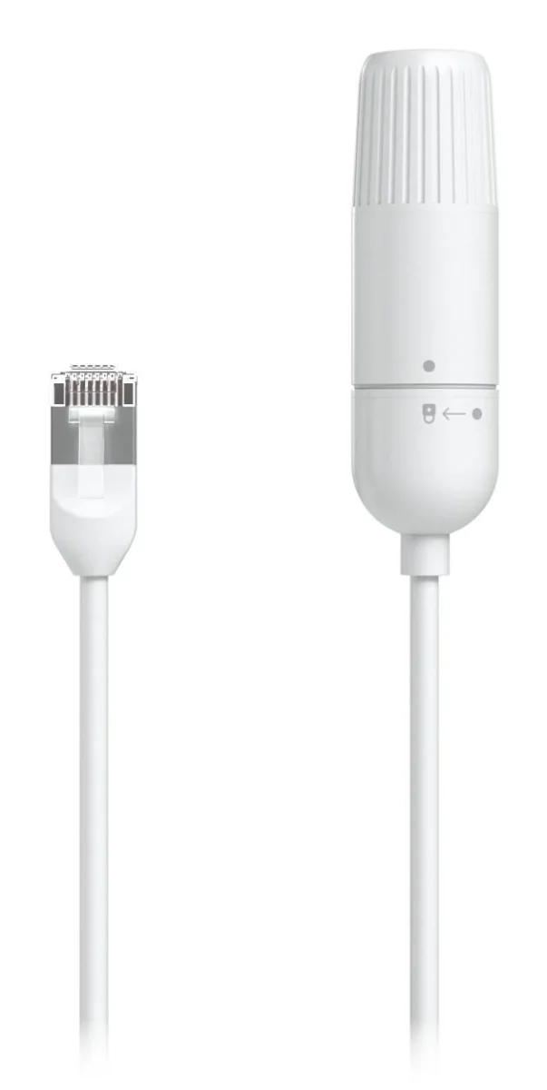 Ubiquiti UniFi CAT 6a Foldet uskærmet snoet par (F/UTP) 15cm Forlængerkabel til netværk Hvid