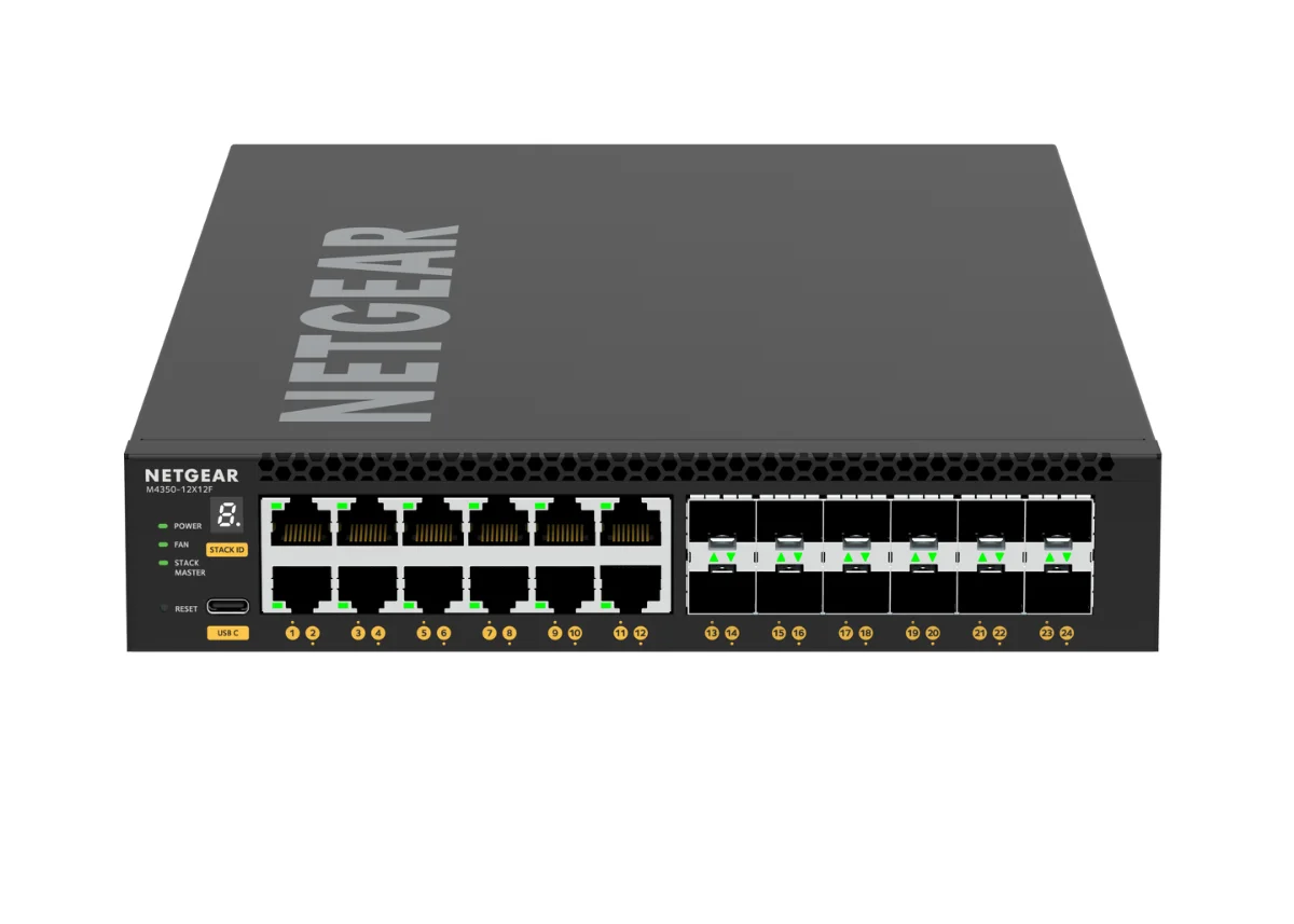 NETGEAR M4350 Series M4350-12X12F Switch 24-porte 10 Gigabit Ethernet