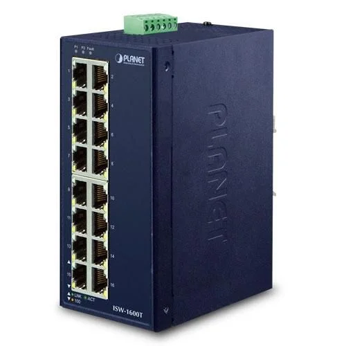 PLANET ISW-1600T Switch 16-porte Fast Ethernet