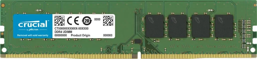 Crucial DDR4 8GB 3200MHz CL22 288-PIN