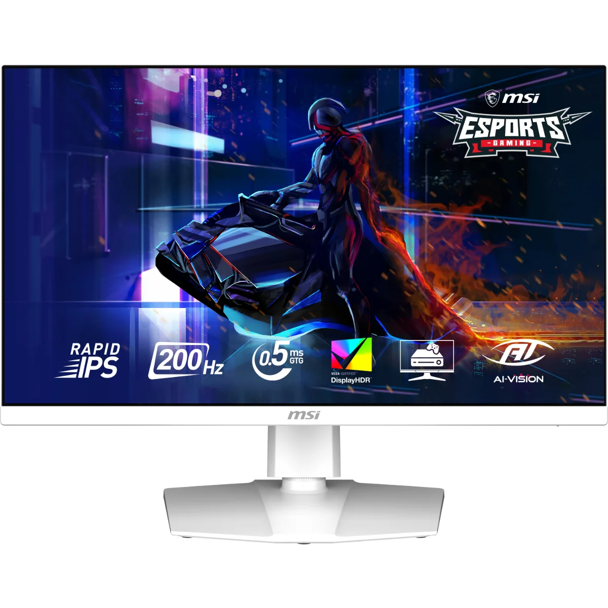 MSI MAG 274QRFW E20 27 Rapid IPS 2560 x 1440 (2K) HDMI DisplayPort 200 Hz