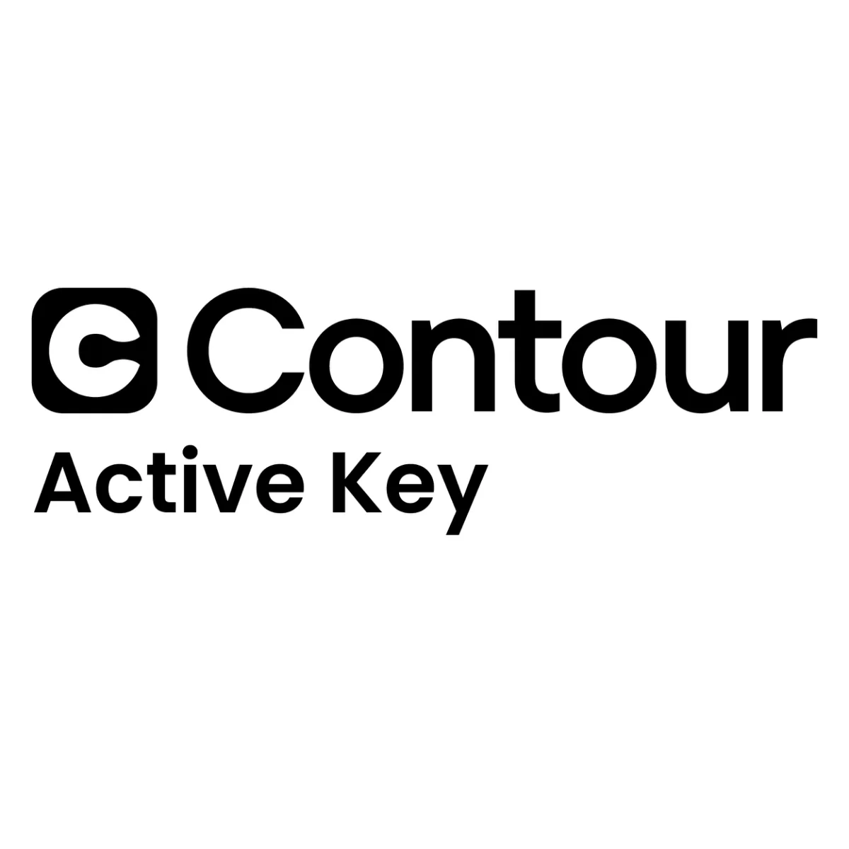 Contour Design Active Key AK-CB7000F tastatur Kontor USB QWERTZ Tysk Sort