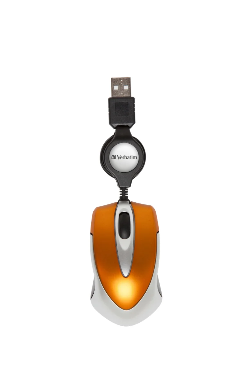 Verbatim Go Mini Optical Travel Mouse Optisk Kablet Orange