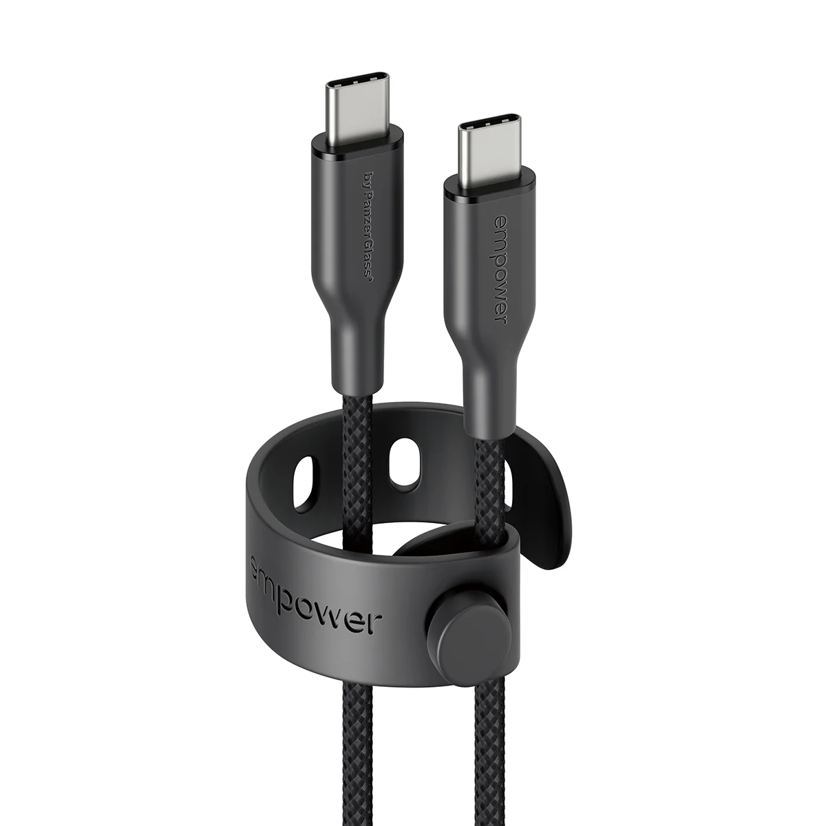 empower by PanzerGlass Racing USB-C to USB-C m sort