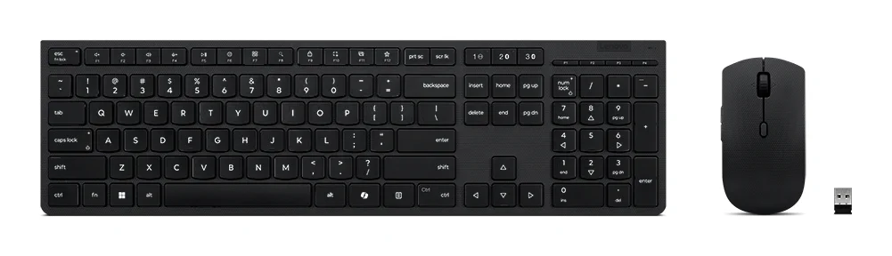 Lenovo Professional Sæt med mus og tastatur Trådløs Nordisk