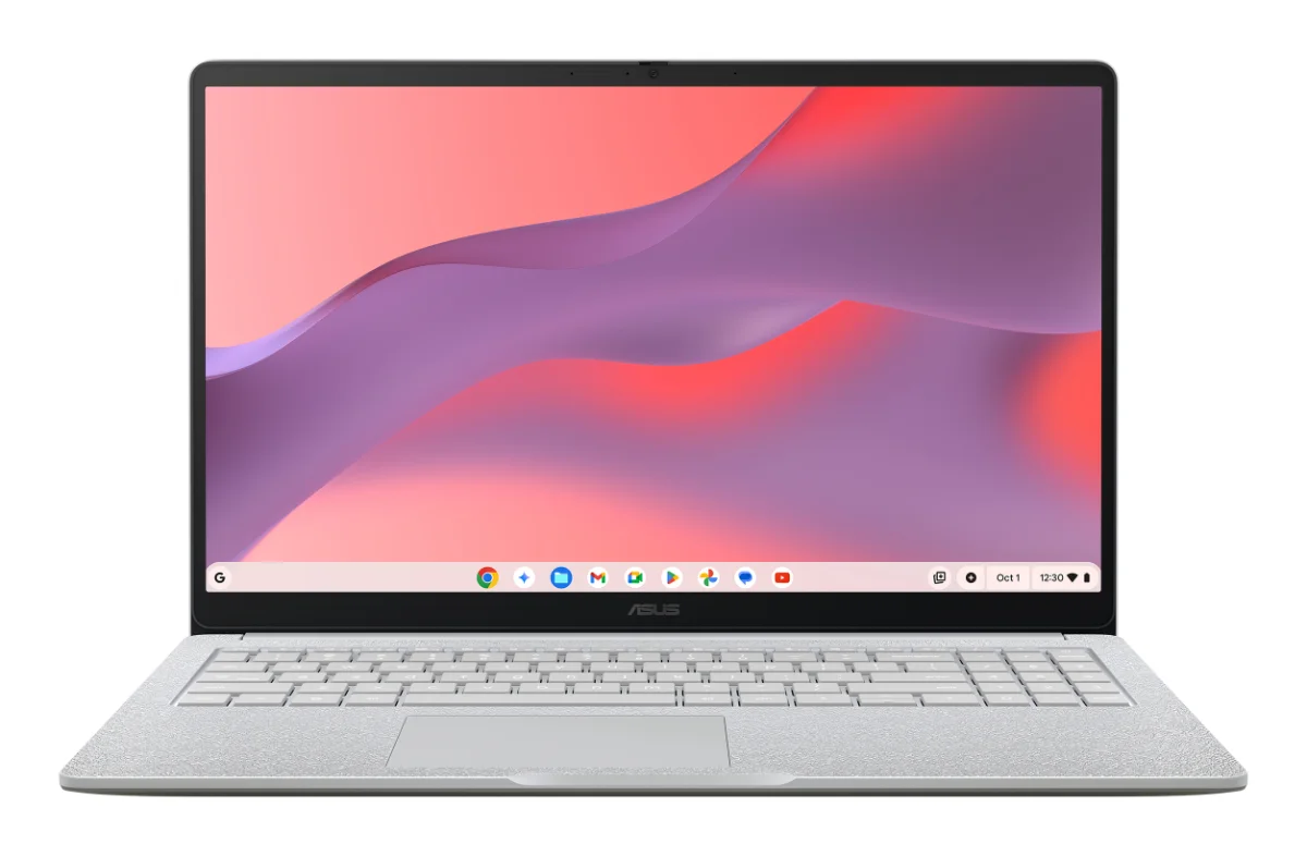ASUS Chromebook CM1505CM4A-S70031 MediaTek Kompanio Kompanio 540 39,6 cm (15.6) Fuld HD 4 GB LPDDR5x-SDRAM 128 GB eMMC Wi-Fi 6 (802.11ax) ChromeOS Grå