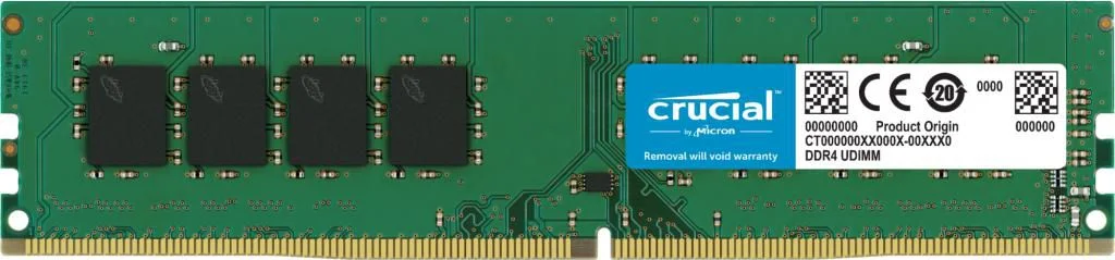 Crucial DDR4 SDRAM 32GB 3200MHz CL22 Ikke-ECC DIMM 288-PIN