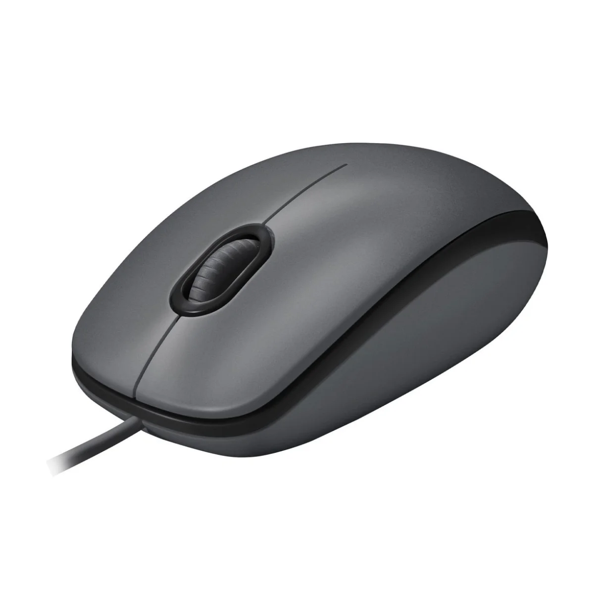 Logitech M100 Optisk Kabling Sort