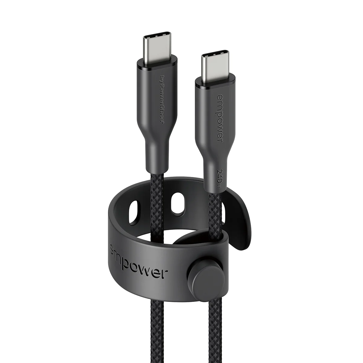 empower by PanzerGlass Racing USB-C to USB-C 2m sort