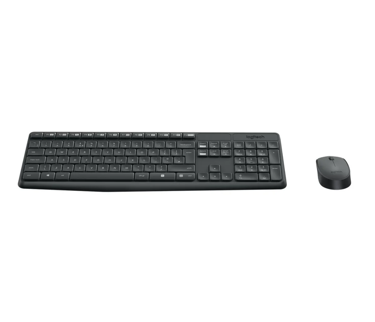 Logitech MK235 Sæt med mus og tastatur Trådløs Pan Nordic