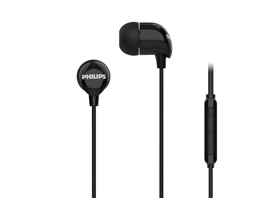 Philips TAE2146BK Kablet Earbuds Sort