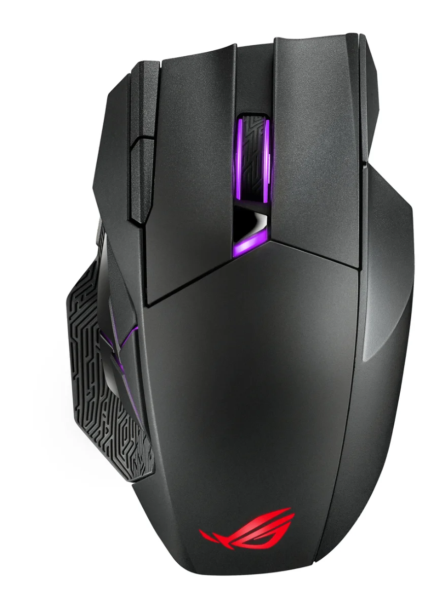 ASUS ROG Spatha X Optisk Trådløs Kablet Sort