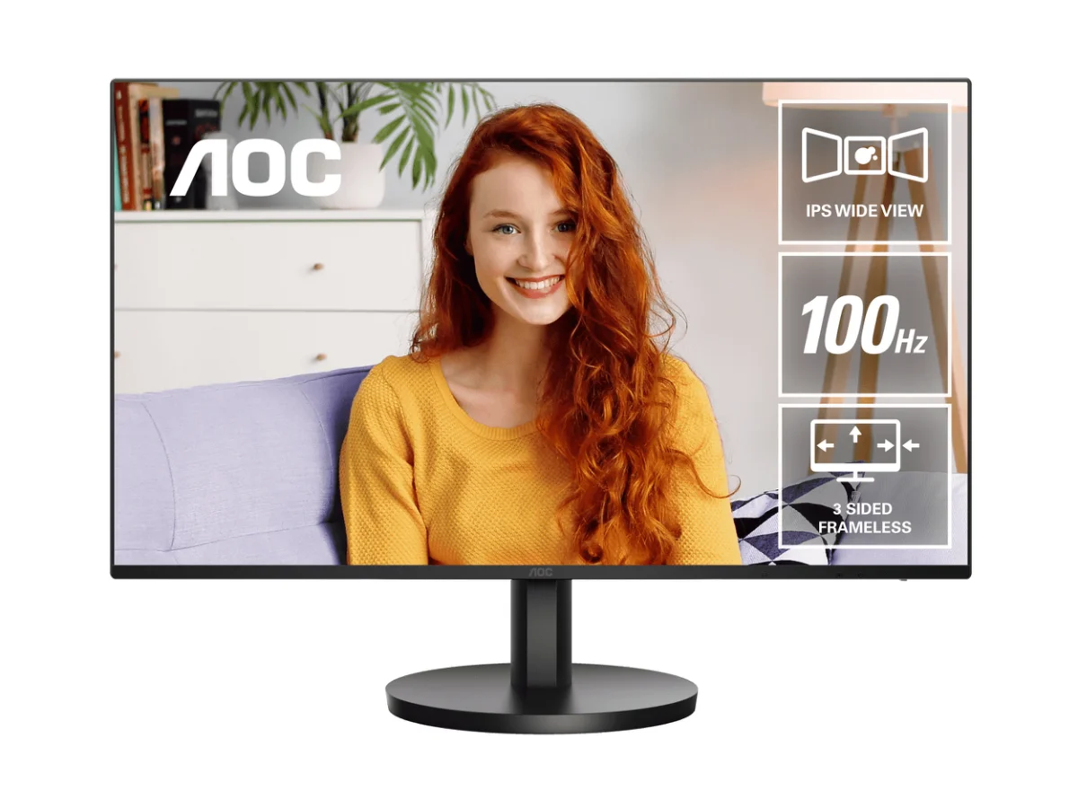 AOC Basic-line 24B3HA2 24 IPS 1920 x 1080 (Full HD) VGA (HD-15) HDMI 100Hz