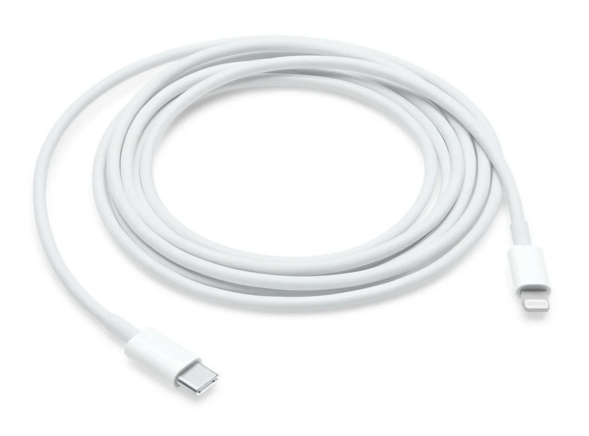 Apple Lightning-kabel 2m Hvid