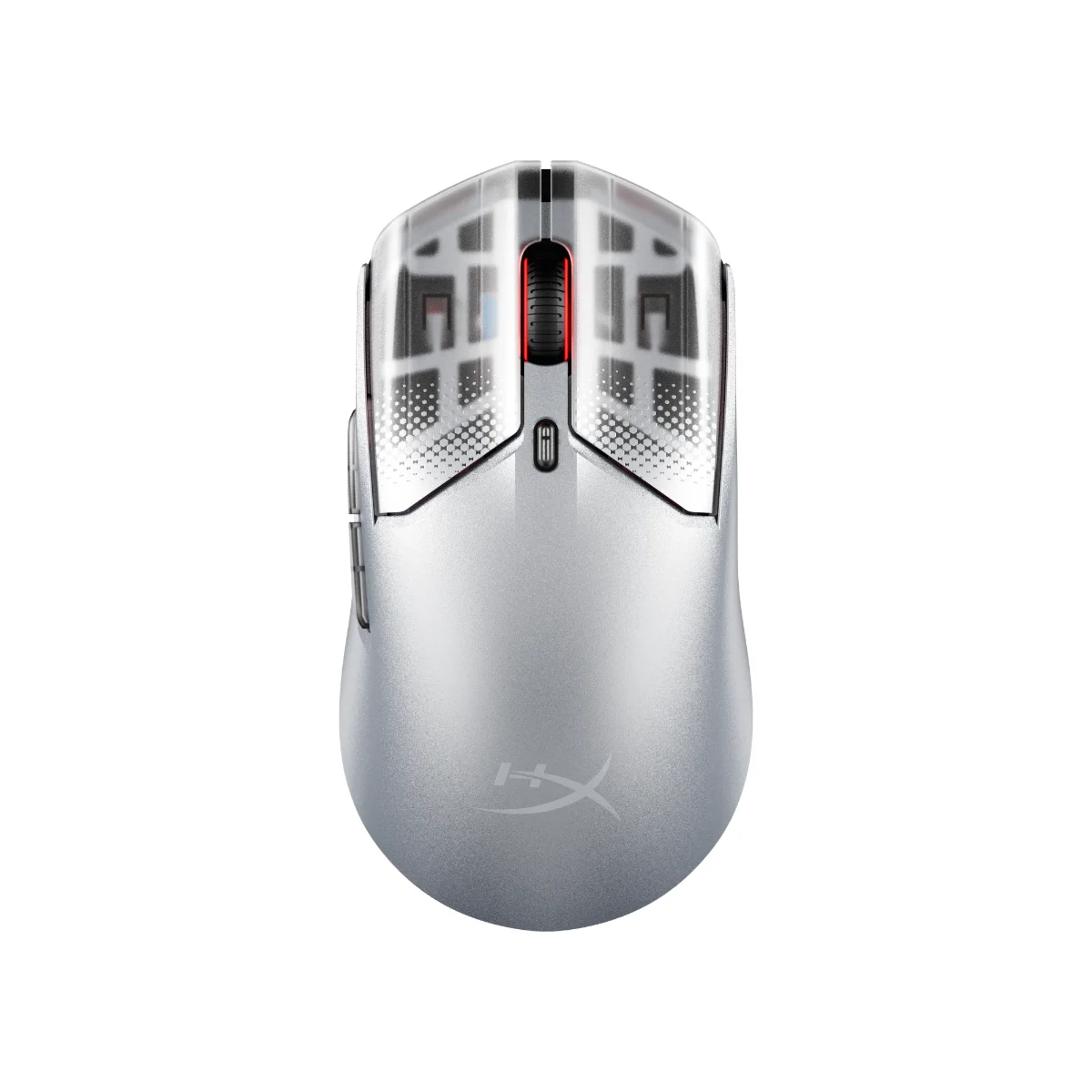 HyperX Pulsefire Haste 2 S Wireless Silver Gaming Trådløs Sølv