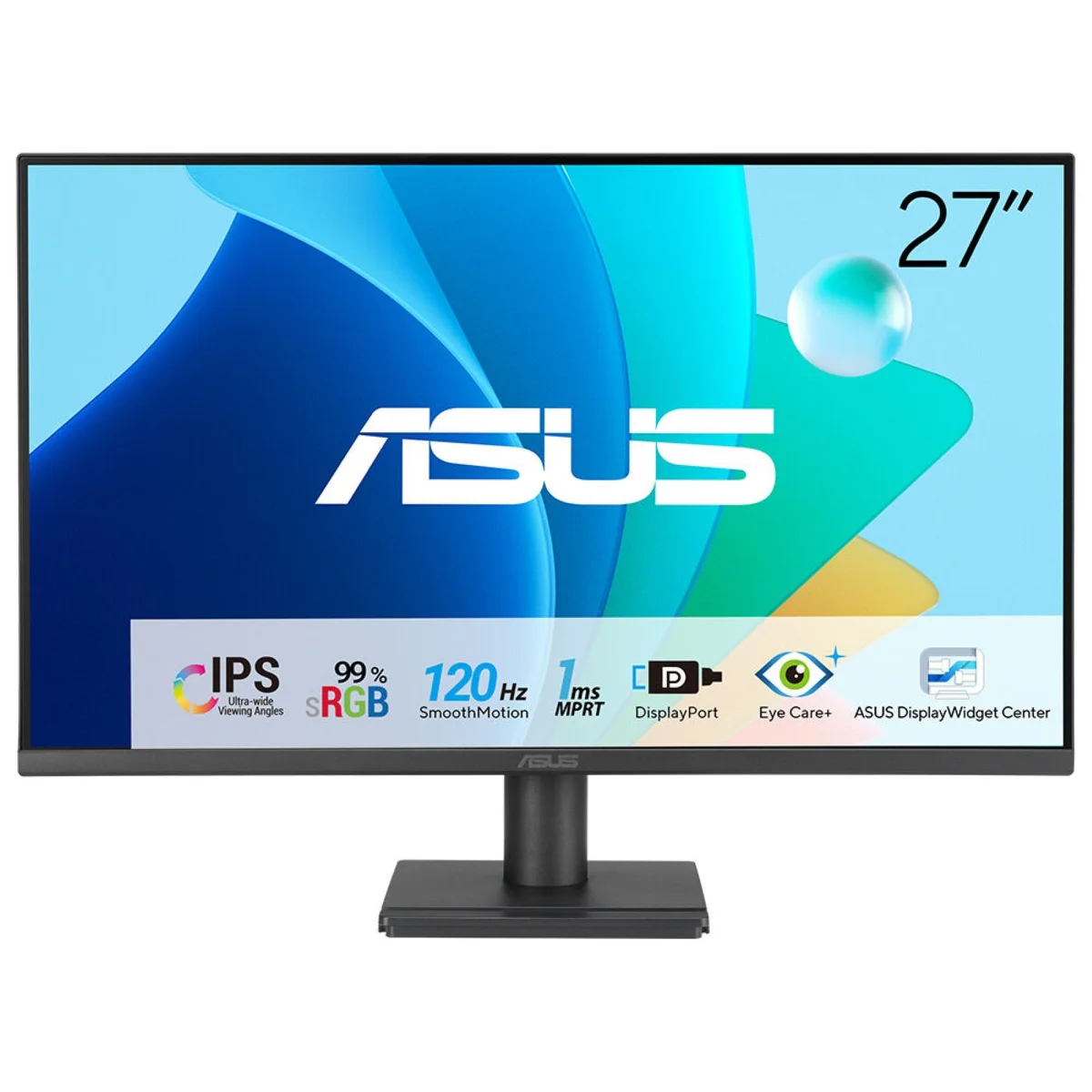 ASUS VA279QG 27 IPS 1920 x 1080 (Full HD) VGA (HD-15) HDMI DisplayPort 120Hz