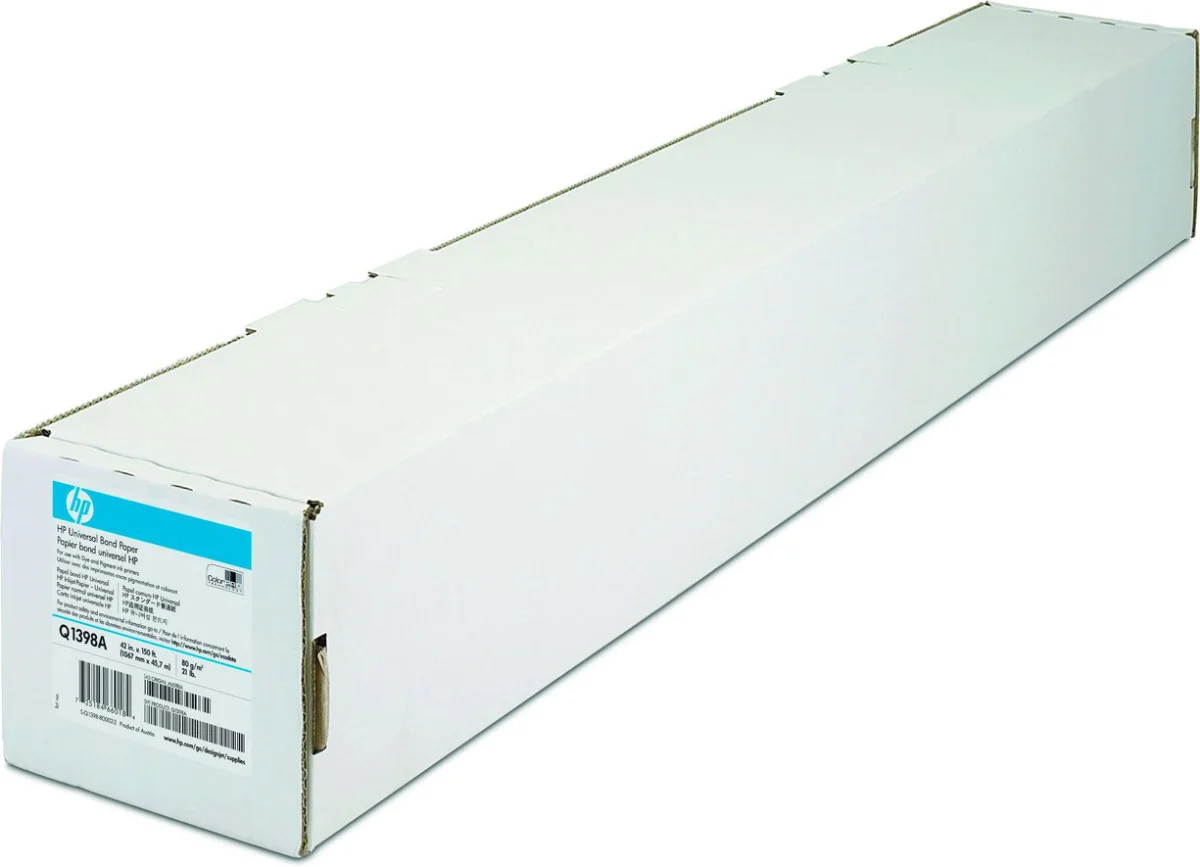 HP Bond-papir (106,7 cm x 45,7 m) Q1398A